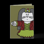 Isabella Bunny Deck the Halls Holiday Card