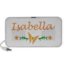 Isabella (Orange Butterfly) Travelling Speakers