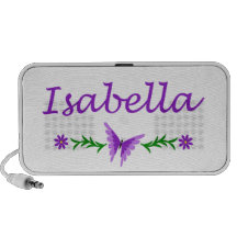 Isabella (Purple Butterfly) Laptop Speaker