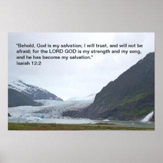 Isaiah 12:2 poster print