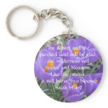 Isaiah 35:1-2 ~ The Crocus Keychains