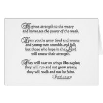 Isaiah 40:29-31 cards