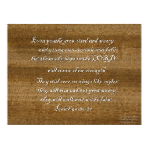 Isaiah 40:30-31 posters