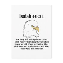 Isaiah 40:31 Card postcards