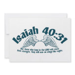 Isaiah 40:31 custom announcements