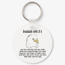 Isaiah 40:31 Keyring keychains