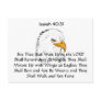 Isaiah 40:31  Mount Up on Eagle Wings Postcard