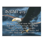 ISAIAH 40:31  Mount up with wings as EAGLES Post Cards