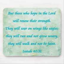 isaiah 40-31 mouse pads
