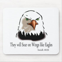 Isaiah 40 31 mouse pads