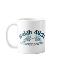 Isaiah 40:31 coffee mugs