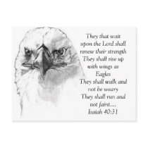 Isaiah 40:31 postcard