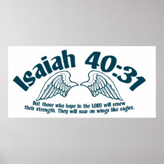 isaiah poster print posters zazzle
