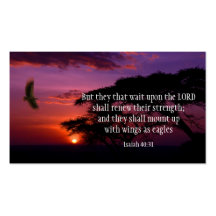 Isaiah 40:31 Scripture CARDS Business Card