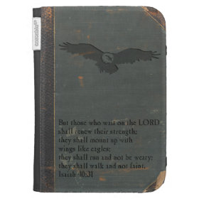 Isaiah 40:31 With Wings Like Eagles Bible Verse Kindle Keyboard Cases
