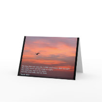 Isaiah 40:3 Sunrise Card
