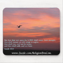 Isaiah 40:3 Sunrise Mousepad