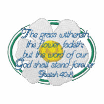 Isaiah 40:8 embroidered shirts