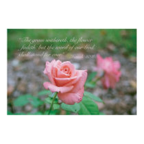 Isaiah 40:8 posters