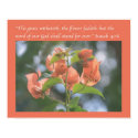 Isaiah 40:8 Poster (Alabama Sunset Bougainvilleas) posters