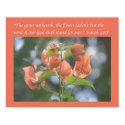 Isaiah 40:8 Poster (Alabama Sunset Bougainvilleas) posters