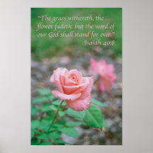 Isaiah 40:8 posters