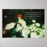 Isaiah 40:8 Scripture poster