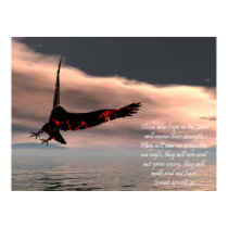 Isaiah 40 Bible Verse Poster posters