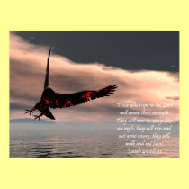 Isaiah 40 Bible Verse Poster posters by tshirts4christians Isaiah 40 Bible Verse Poster posters