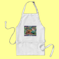 Isaiah 41:10 Bible Verse With Bird Stained Glass aprons by tshirts4christians Isaiah 41:10 Bible Verse With Bird Stained Glass aprons
