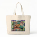Isaiah 41:10 Bible Verse With Bird Stained Glass Bag