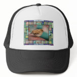 Isaiah 41:10 Bible Verse With Bird Stained Glass hats