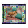 Isaiah 41:10 Bible Verse With Bird Stained Glass