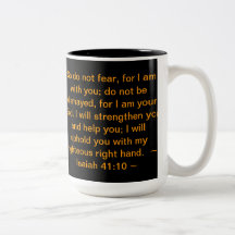 Isaiah 41:10 coffee mug