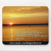 Isaiah 41:10  Sunset Mouse Pads