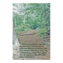 Isaiah 42:16 Wilderness path posters