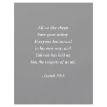ISAIAH 53:6 Bible Verse flyers
