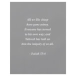 ISAIAH 53:6 Bible Verse flyers