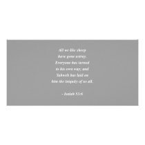 ISAIAH 53:6 Bible Verse photo cards