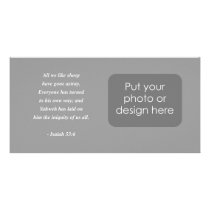 ISAIAH 53:6 Bible Verse Photo Card Template