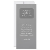 ISAIAH 53:6 Bible Verse Customized Rack Card