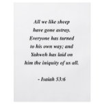 ISAIAH 53:6 flyers