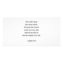 ISAIAH 53:6 photo cards