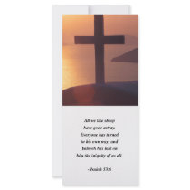 ISAIAH 53:6 rack cards