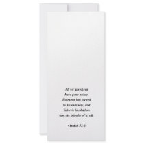 ISAIAH 53:6 rack cards