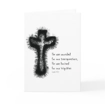 Isaiah-53 - Cross / Christian Witness cards