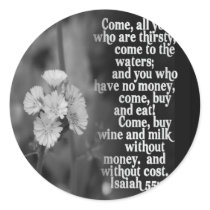 ISAIAH 55:1 BIBLE SCRIPTURE FAVORITE stickers by scriptures ISAIAH 55:1 BIBLE SCRIPTURE FAVORITE stickers