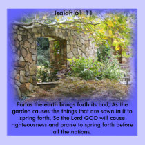 Isaiah 61:11 posters
