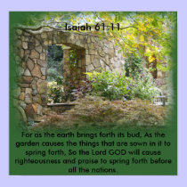Isaiah 61:11 posters