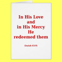 Isaiah 63: 9 cards
